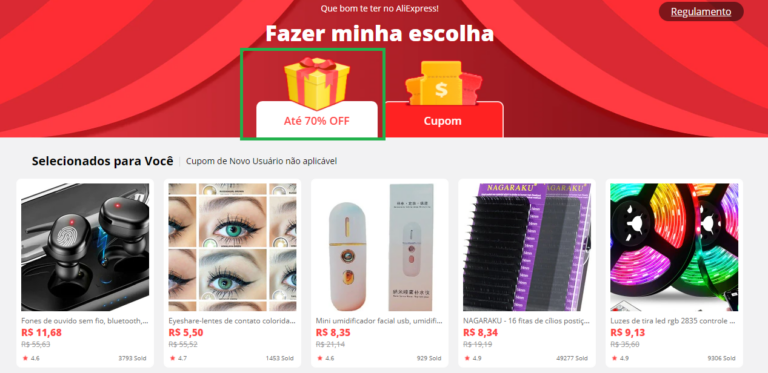 Cupom De Novo Usu Rio Para Aliexpress Dezembro