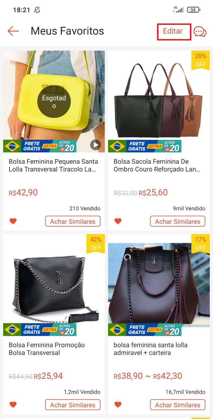 Como Ver Meus Favoritos Na Shopee No PC E Aplicativo