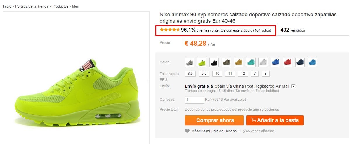 Cómo Comprar Zapatillas Nike Air Max Baratas en AliExpress