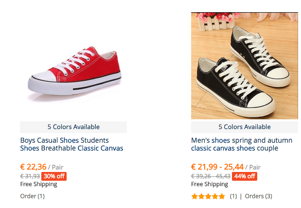 converse niños aliexpress