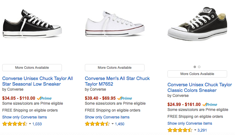 amazon converse fake