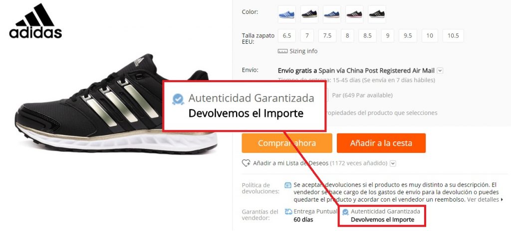 adidas baratas aliexpress