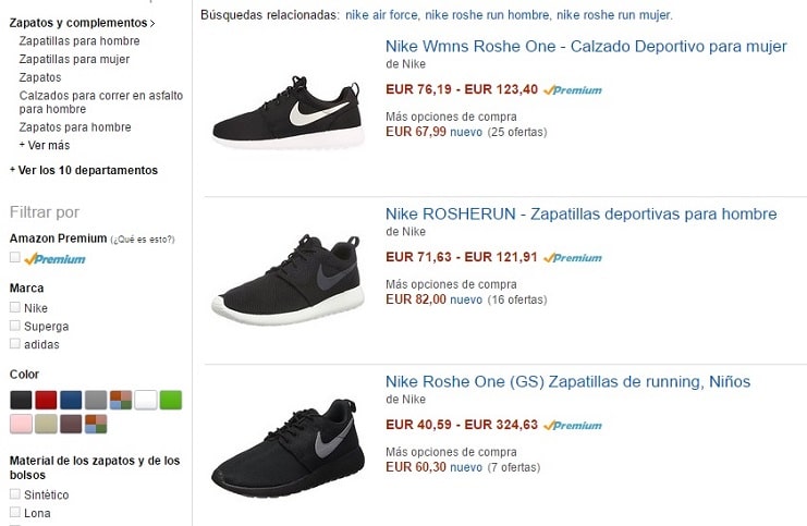 Dónde Comprar NIKE ROSHE RUN baratas - noviembre 2020