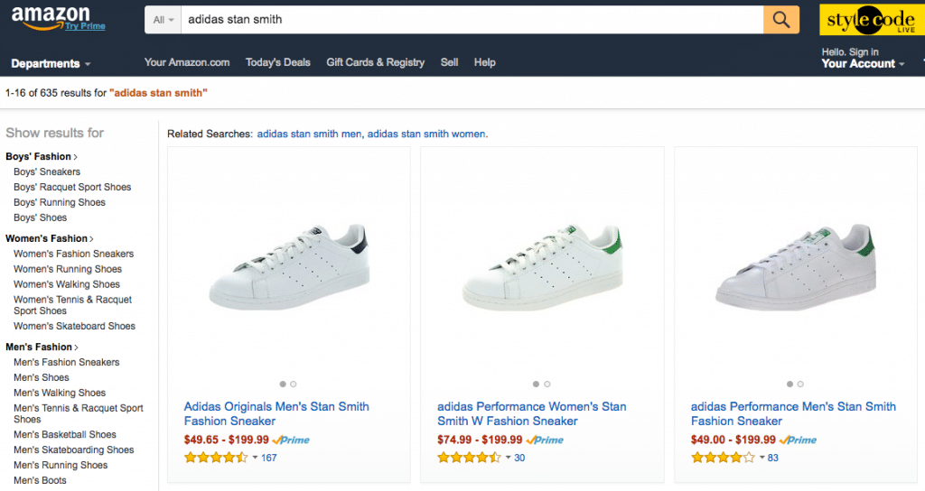 stan smith baratas amazon