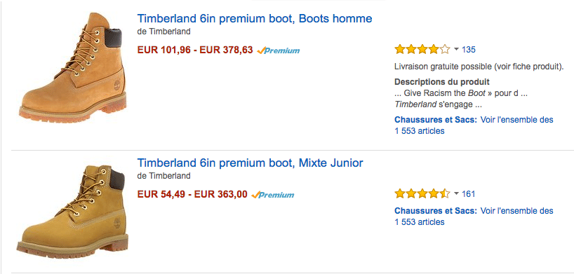 amazon de timberland