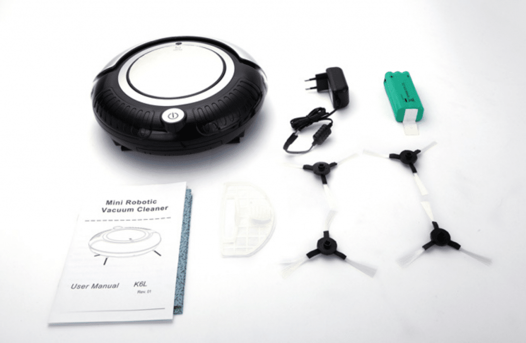 robot aspiradora : Vacuum cleaner robot marca blanca barata