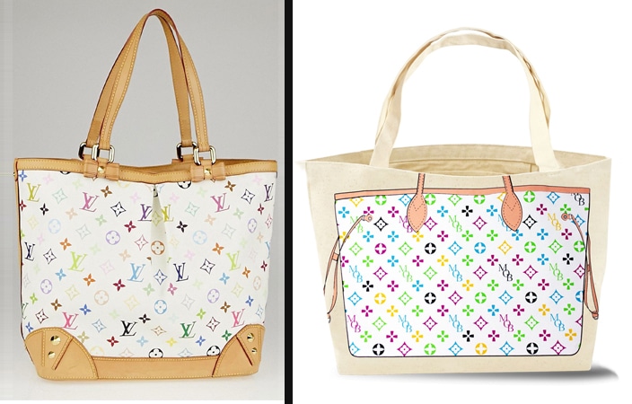 Comparación entre un Louis Vuitton original y uno, supuestamente, falso