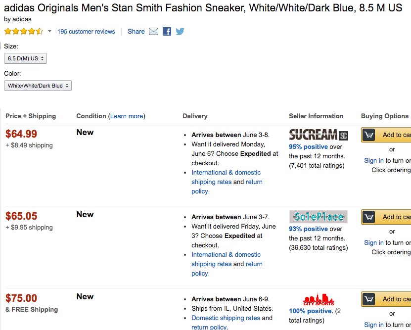 Amazon stan smti buying