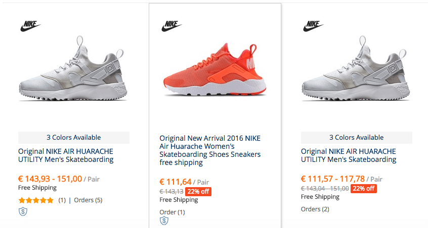 nike huarache aliexpress