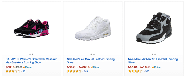 nike lower price amazon