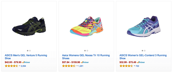 Asics Running Shoes in AliExpress 