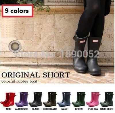 Cheap HUNTER style rain boots in 