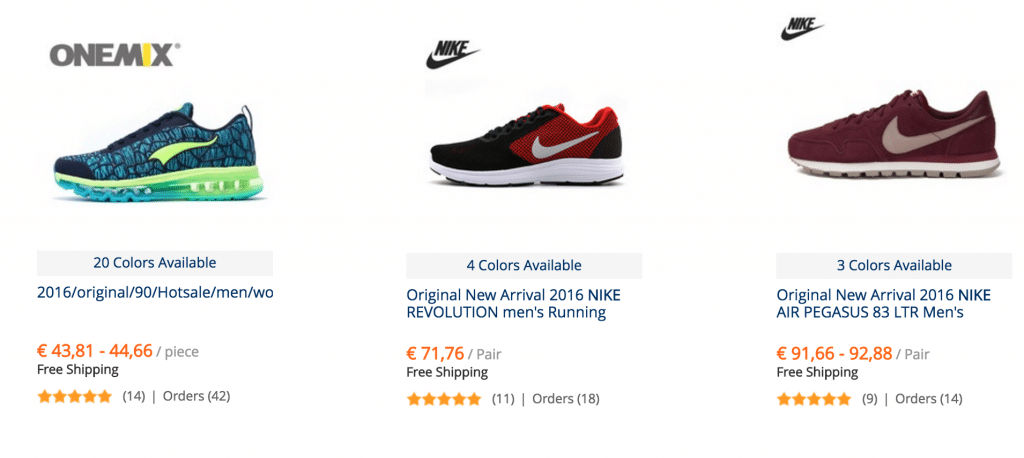 Nike su aliexpress deals sono originali