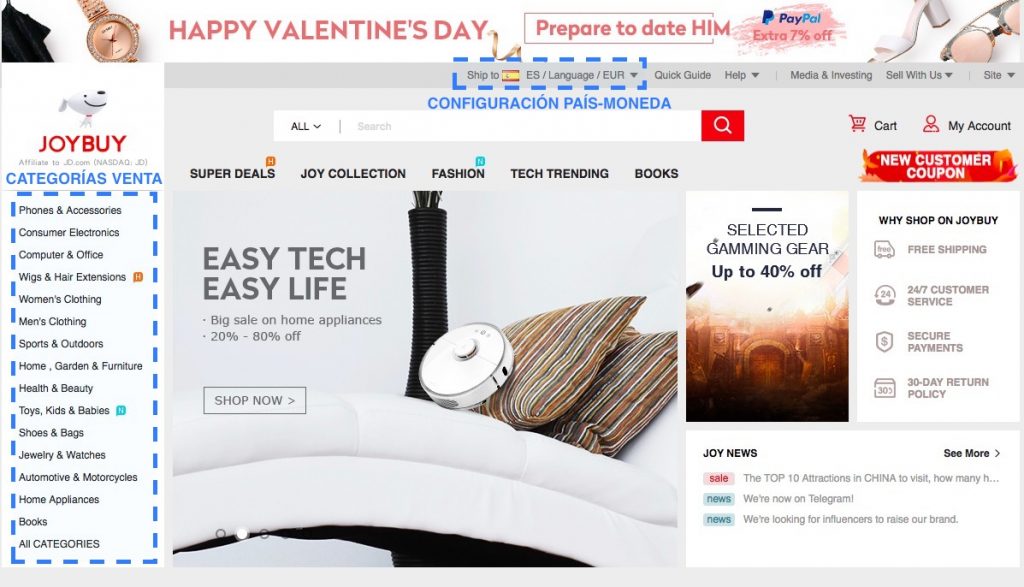 Guía definitiva para comprar en JoyBuy ¿cómo funciona? ¿es fiable?