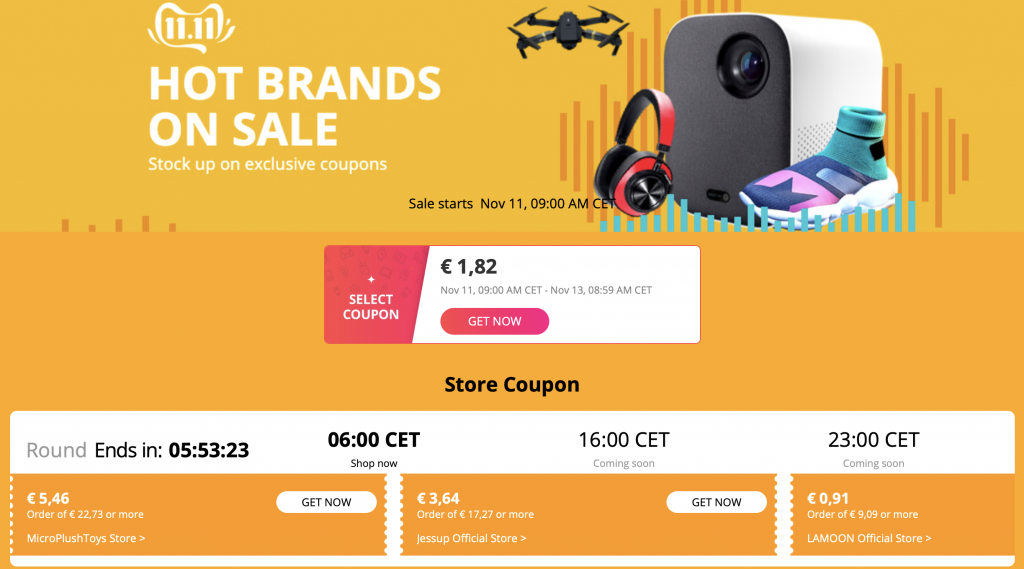 11 - 11 AliExpress Shopping Festival: Best Sales EVER!