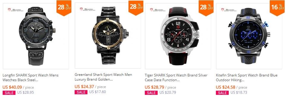 Shark Watches - Cheap Alternative to Replicas - May 2021