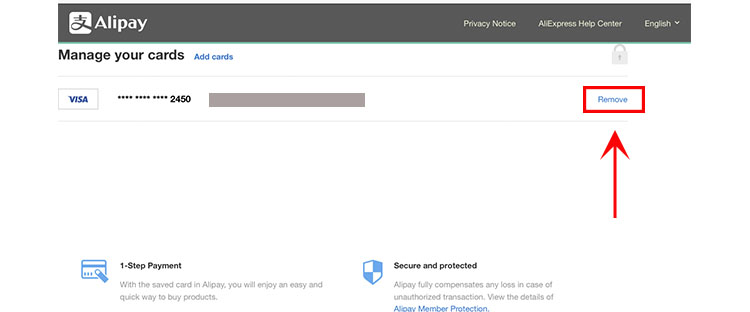 How to delete a saved card on AliExpress - 2023 Guide