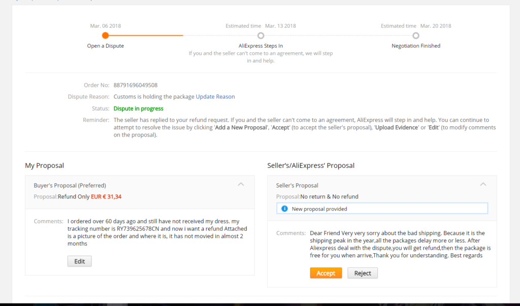 Opening and winning a dispute on AliExpress (DEFINITIVE guide 2023)