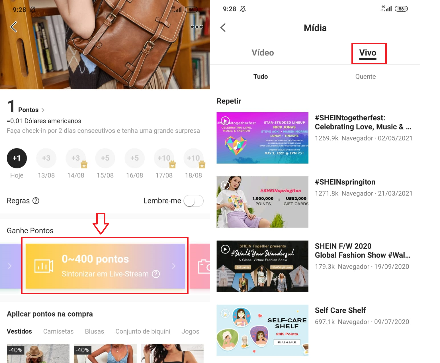 Como Ganhar E Usar Pontos Na Shein Para Que Serve Dicas