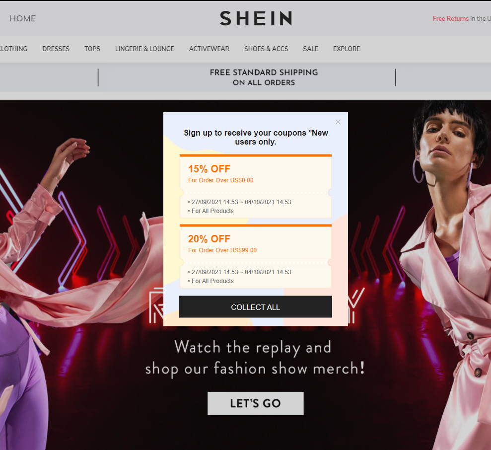 Shein Coupon Code 2024 June July Sela Wynnie