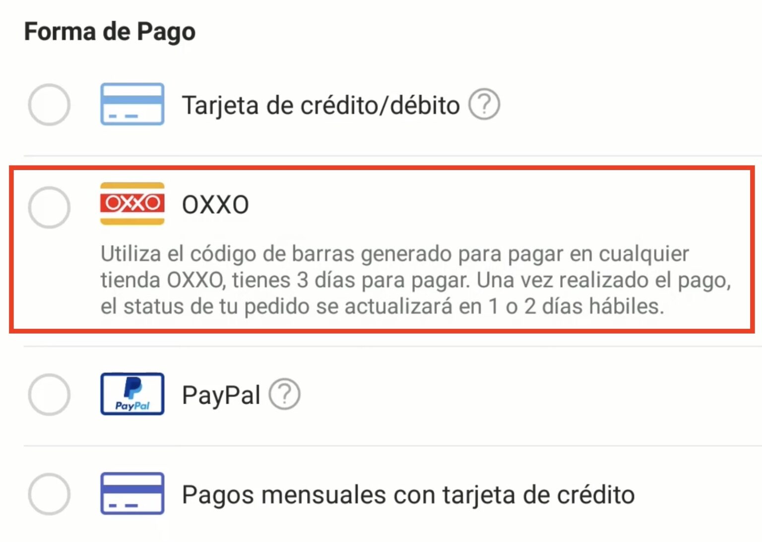 ¿Se puede pagar en efectivo en Shein?