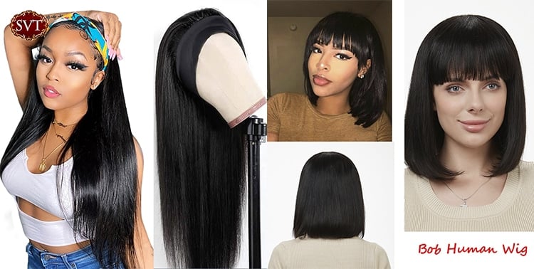 These human hair wigs are great and CHEAP!