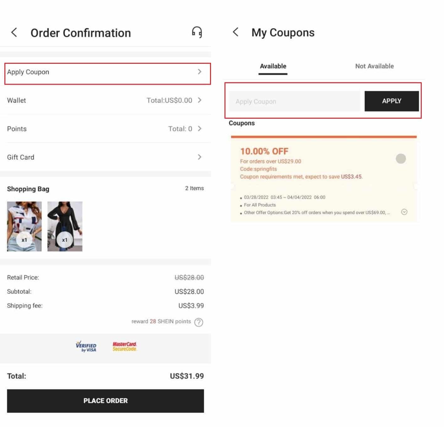 How to use a coupon or referral code on Shein (EASY Guide)