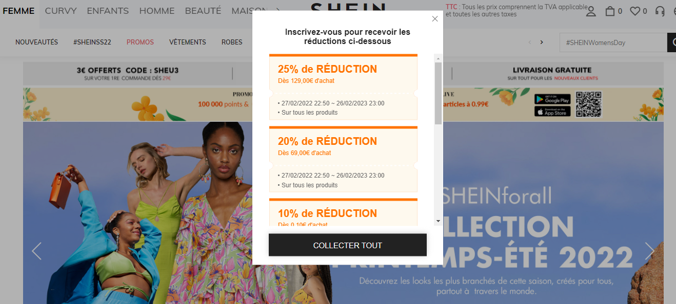 Comment bénéficier de la livraison gratuite chez Shein (2024 TRUCS)